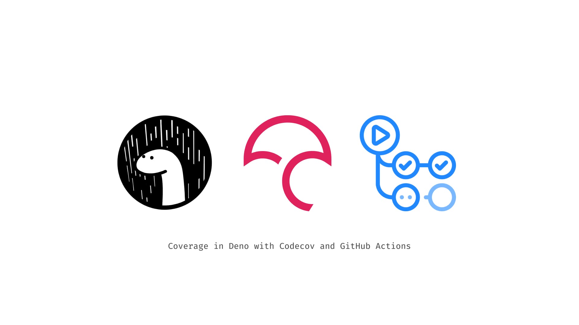 Test coverage in Deno with Codecov and GitHub Actions